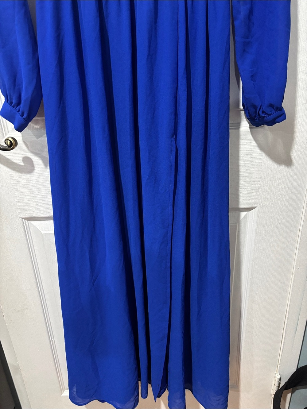 Lulu's Blue Long-Sleeve Dress - Picture 3 of 9